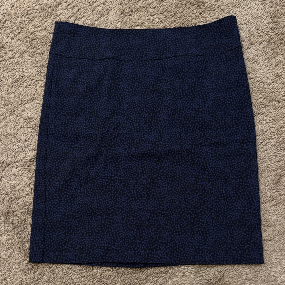 Margaret M Dark Blue Pencil Skirt